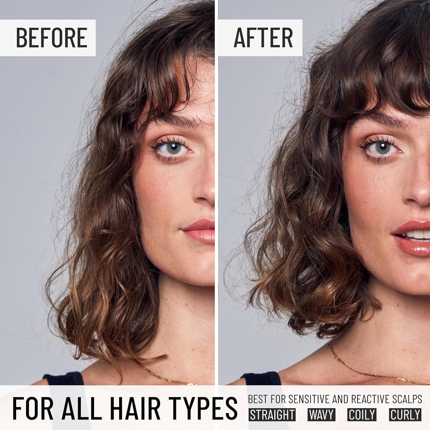 Hairstory New Wash Original - Fragrance-Free Detergent-Free Shampoo for Sensitive Scalp | 8 Fl Oz Refillable Bottle