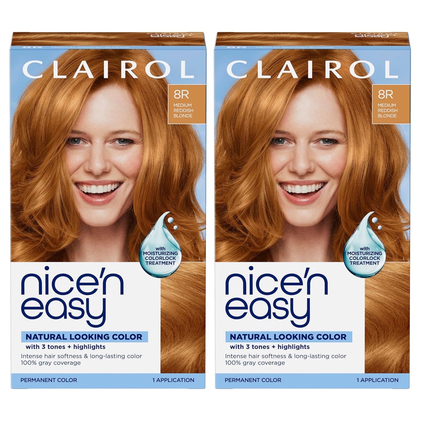 Clairol Nice'n Easy Permanent Hair Dye - Blackest Black | 100% Gray Coverage & Long-Lasting Shine | Single Pack