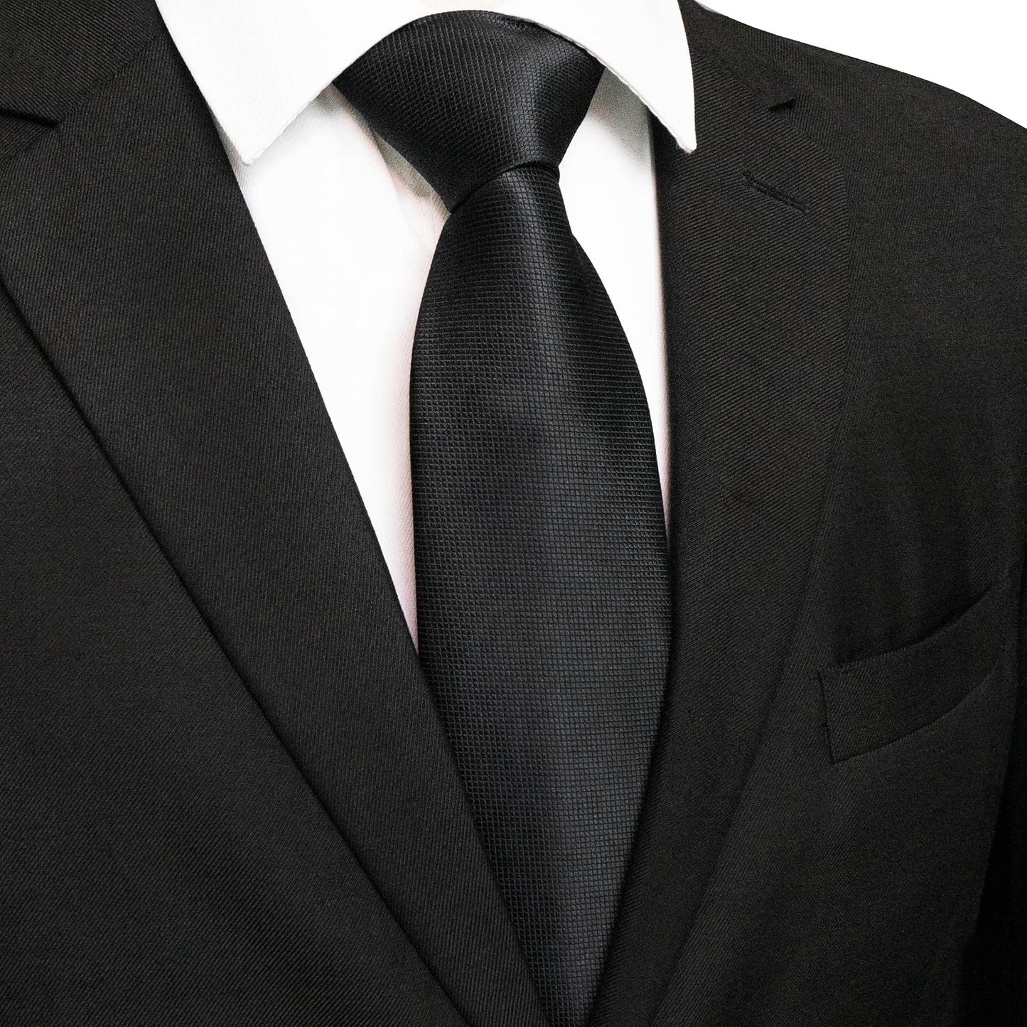 Solid Color Tie for Men - Business & Wedding Necktie | Elegant Design