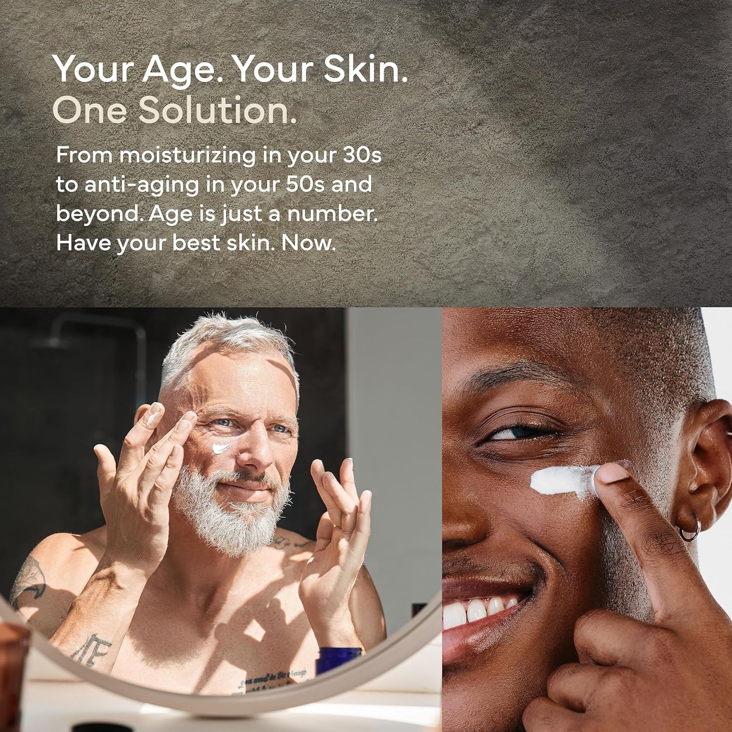 Men's All-in-One Face Moisturizer & Aftershave - Anti-Aging Niacinamide Cream for Sensitive Skin | 4.4 Fl Oz / 125 ml