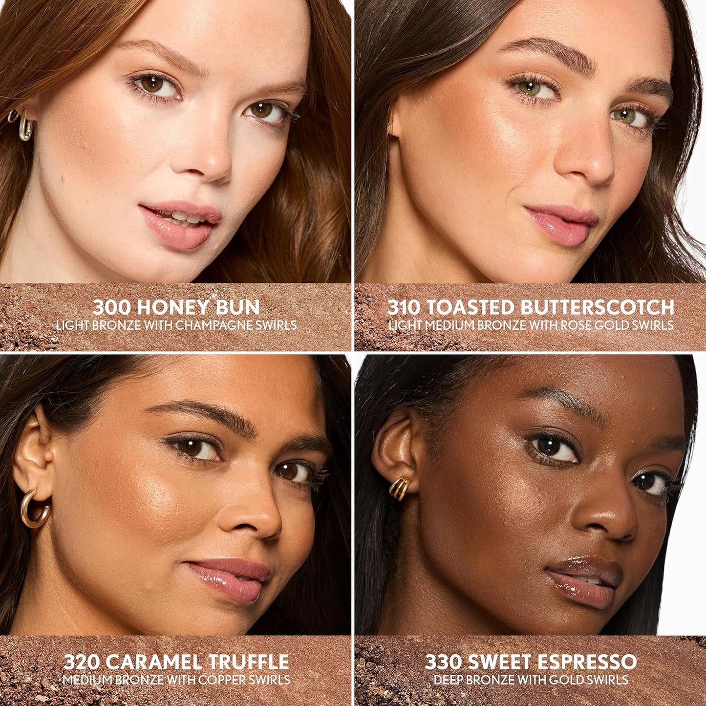 COVERGIRL TruBlend Bronzer - Luminous Skin Enhancer with Hyaluronic Acid | 300 Honey Bun (Light Bronze)