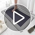 Super Absorbent Diatomaceous Earth Bath Mat - Quick Dry & Non-Slip, 15.7"x23.6"