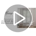 Kenney Rachel Decorative Curtain Rod, Adjustable 28-48 Inch, Italian Pewter