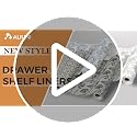 Non-Adhesive Shelf Liner for Kitchen Cabinets - 12in x 10ft Rose