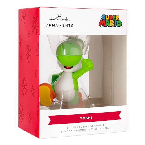 Yoshi Hallmark Christmas Ornament - Super Mario Video Game Gift