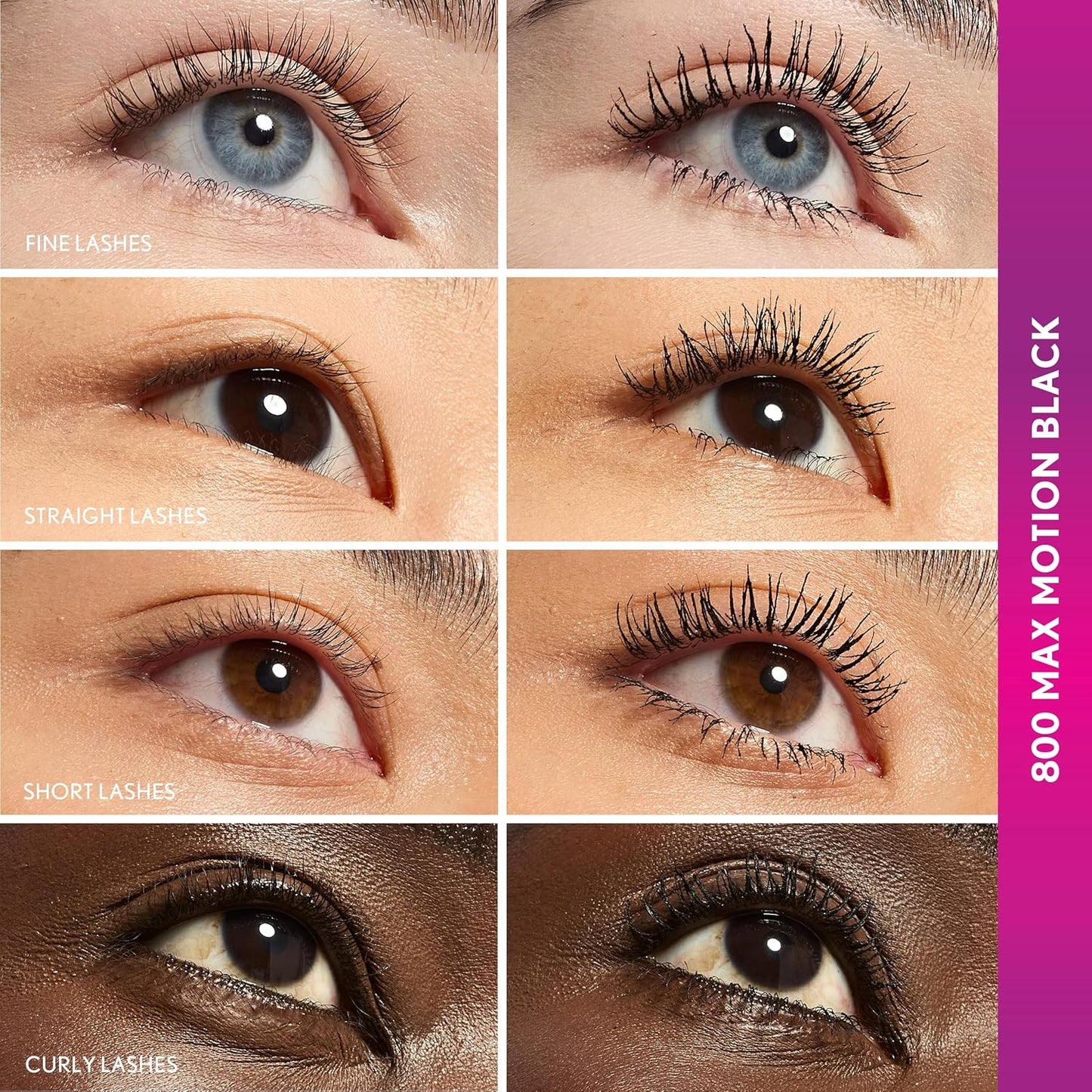 COVERGIRL Eye Enhancer Mascara - 30-Hour Wear, Vegan Formula | 800 Max Motion Black