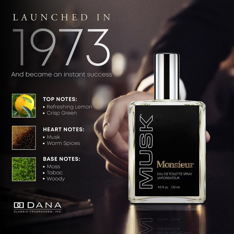 Dana Monsieur Musk Gift Set - EDT Spray & Shower Gel
