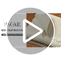 BAGAIL Non-Slip Rug Pad Gripper 2x4 ft for Hardwood Floors