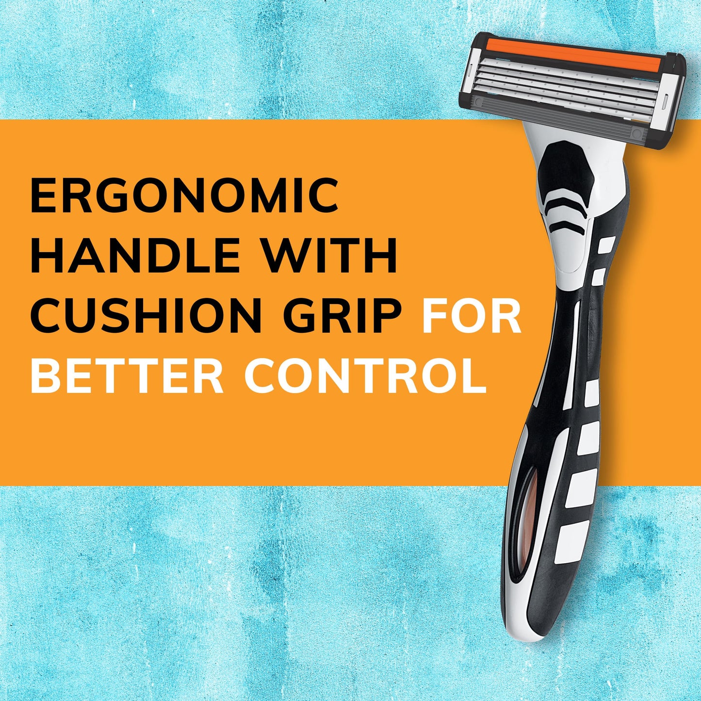 BIC Flex 5 Hybrid Disposable Razors for Men, 1 Handle and 6 Cartridges With 5 Blades, 7 Piece Razor Set for Men