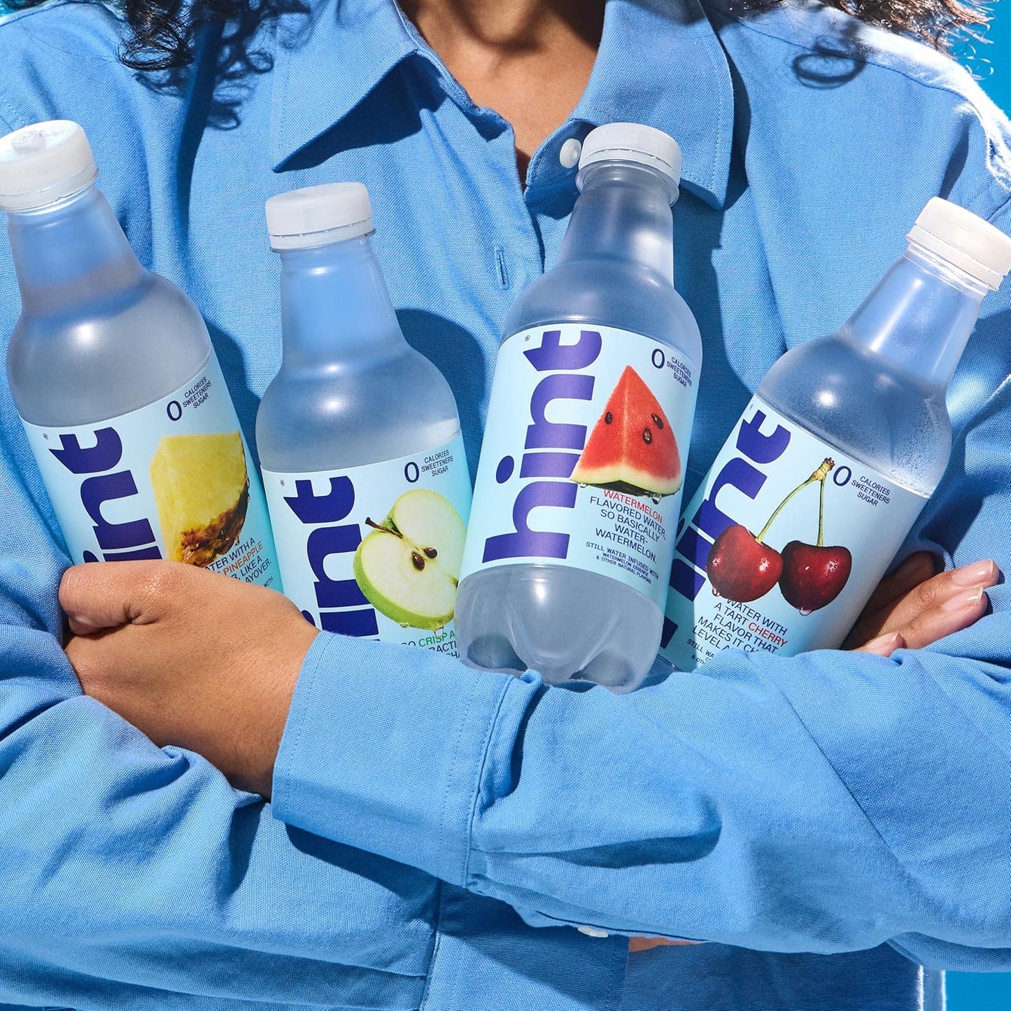 Hint Infused Bottled Water Variety Pack - Sugar-Free, Zero Calorie Natural Flavors | 16 Fl Oz (Pack of 12)