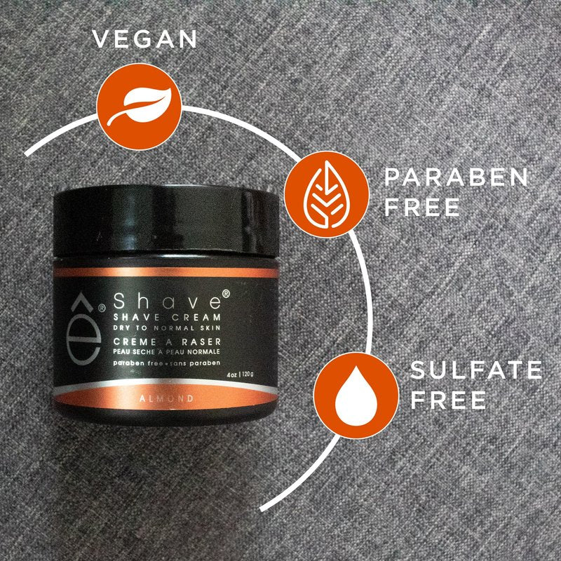 eShave Shaving Cream for Men, Lavender, prevents shaving irritation and razor burn, generates a rich lather for a soft, silky, Smoothest Shave