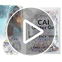CAI Beauty Holographic Unicorn Glitter Gel - Multicolor Red, 3 oz Vegan & Cruelty-Free Face & Body Makeup