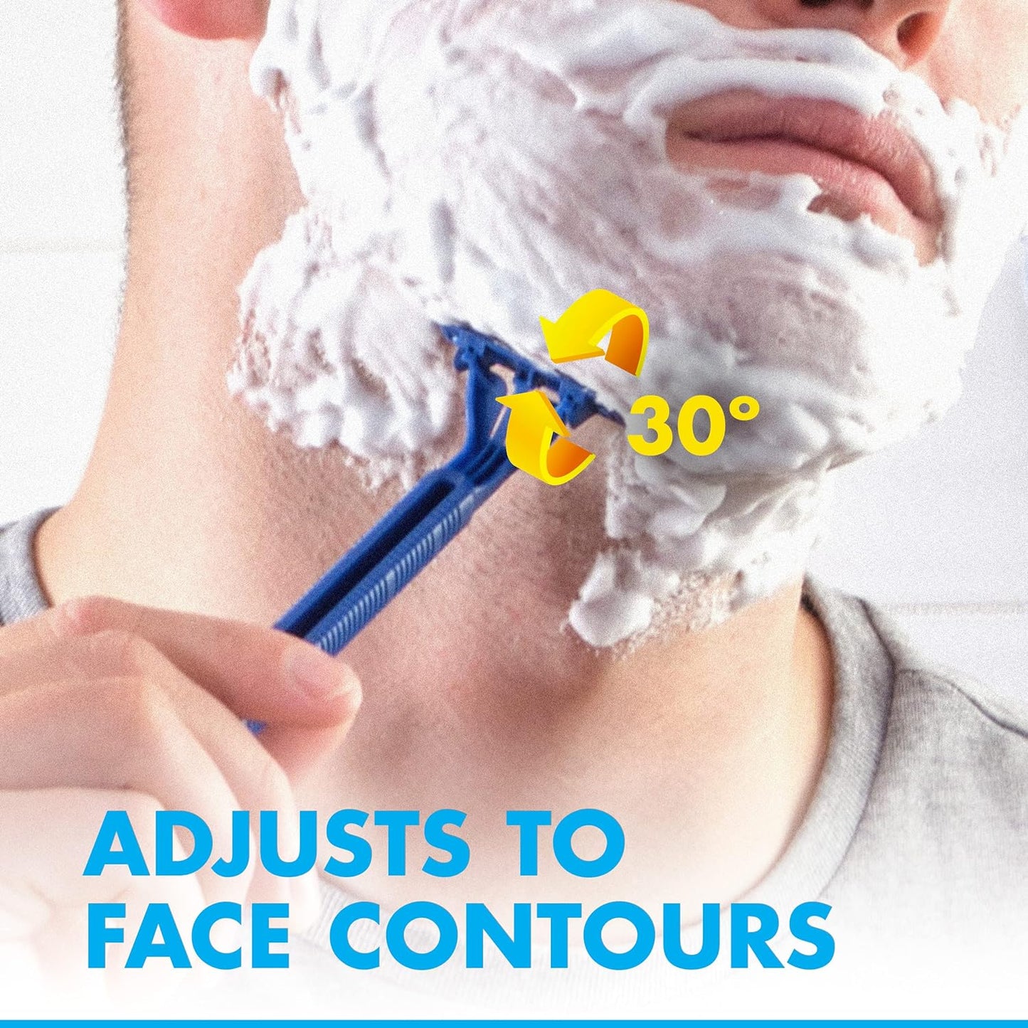 Gillette Men's Disposable Razors - Sensor2 Pivoting Head, 25 Count