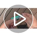 Ausomtek Stainless Steel Beard Tweezers with 5mm Tip - Precision Hair Removal Tool in Cyan Case