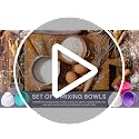 Silicone Mixing Bowl Set - 6PCS for Melting Chocolate, Non-Stick