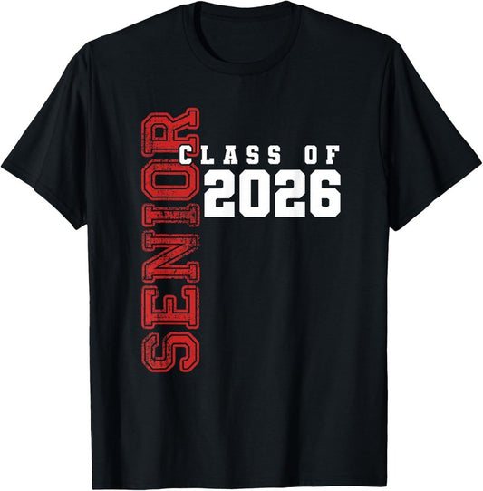 Graduation T-Shirt for Senior Class of 2026 | Stylish & Comfortable Design